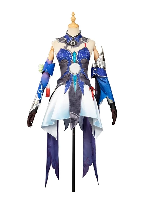 Honkai Star Rail Game Jingliu Halloween Cosplay Costume Full Set