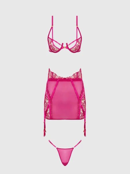 Hot Pink Glow in the Dark Spanking Set