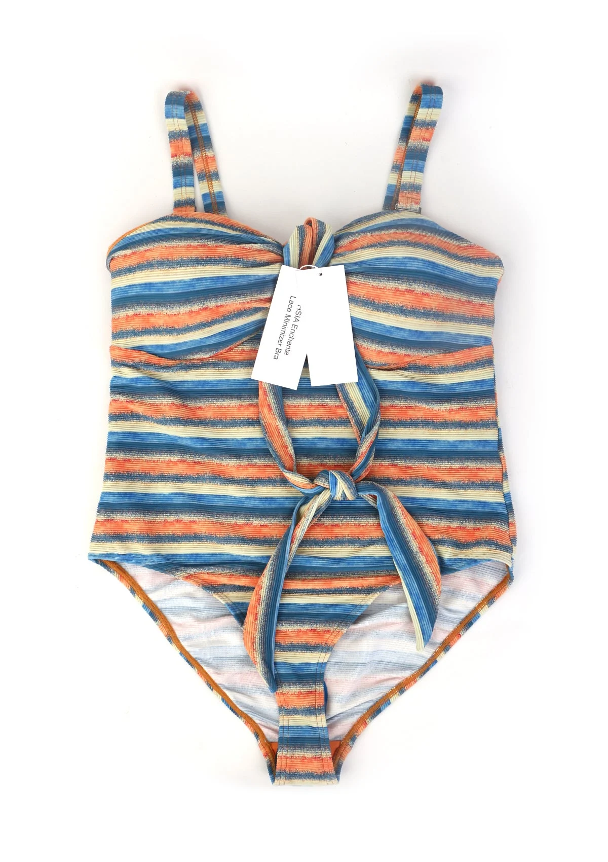 HSIA Enchante Multiway Multi-colored Striped One-piece Swimsuit