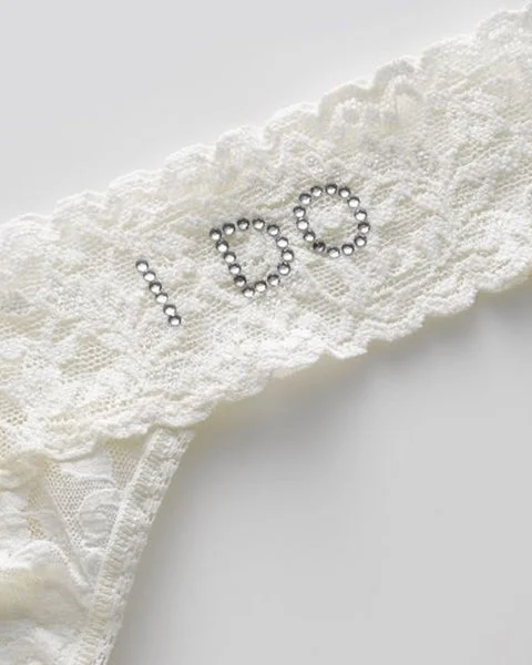 I Do Crystal Original Rise Thong
