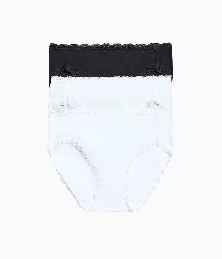Inspired Eyelet Hi-Leg Panty Pack