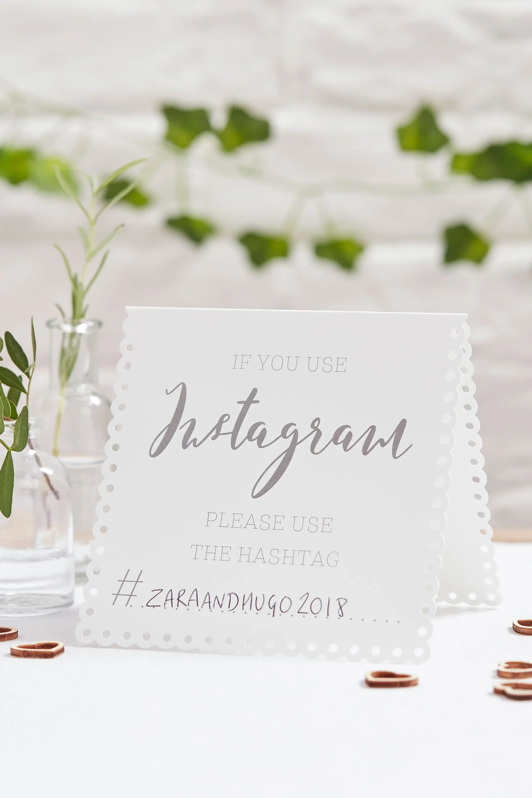 Instagram Hashtag Tent Card Set