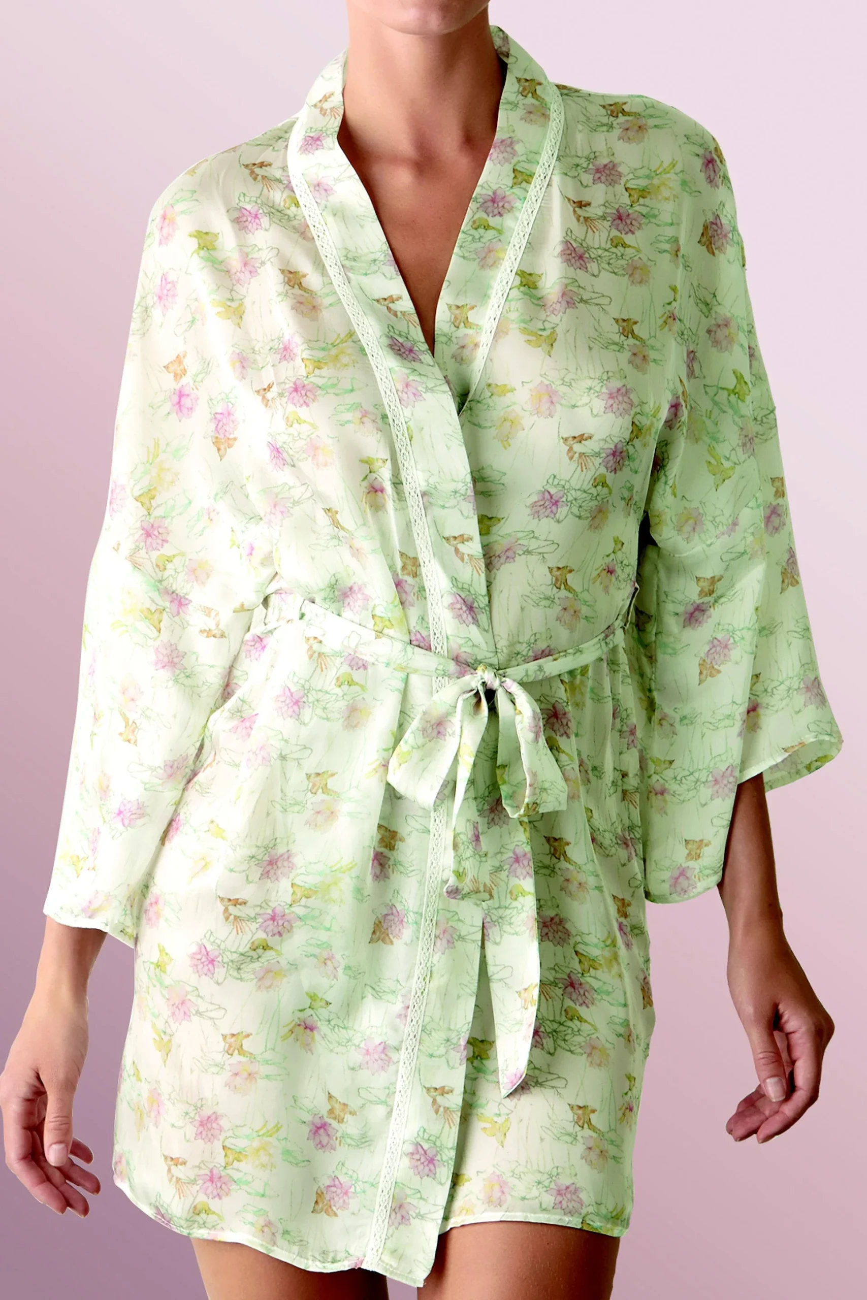The Intimate Britney Spears Floral Print Robe