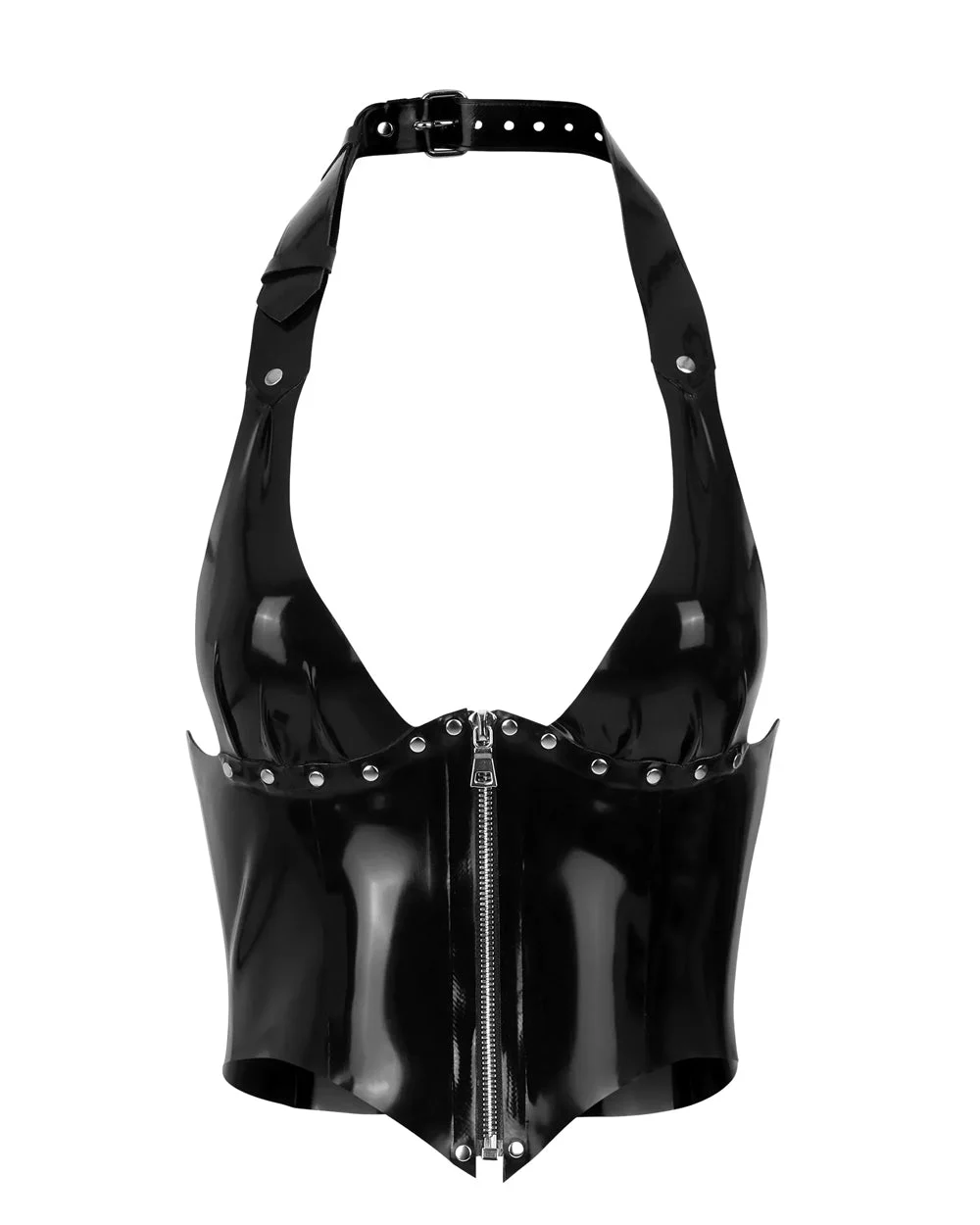 Iona Latex Halter Corset