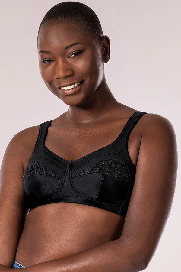 Isadora Soft Cup Bra - Black