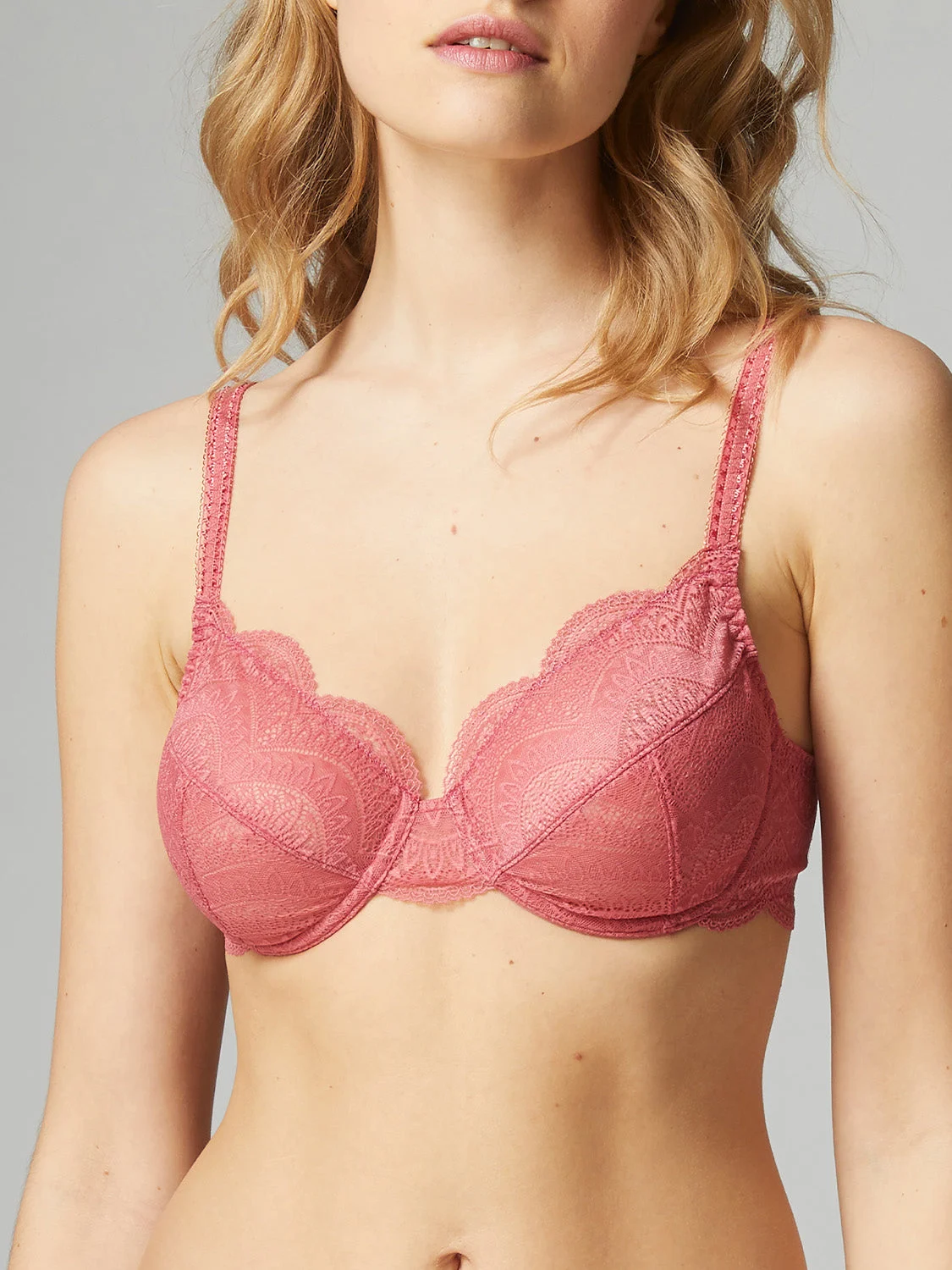 Karma Classic Full Cup Bra - Blush PinkRegular price