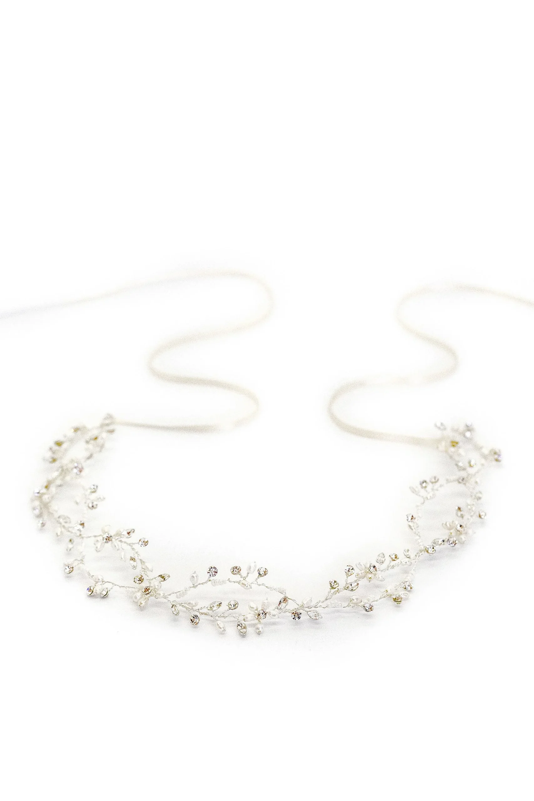 Kaylee Freshwater Pearl and Crystal Tie Sash