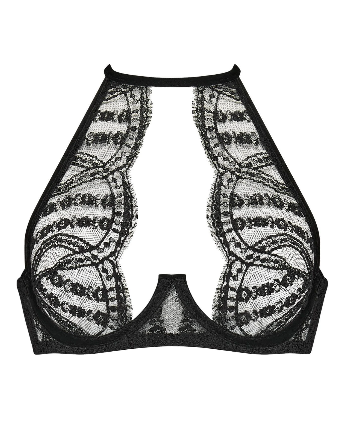Kiana High Neck Plunge Bra
