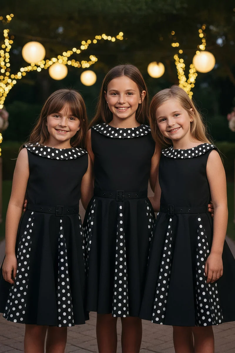 Kids Alexia Polka Dot Dress