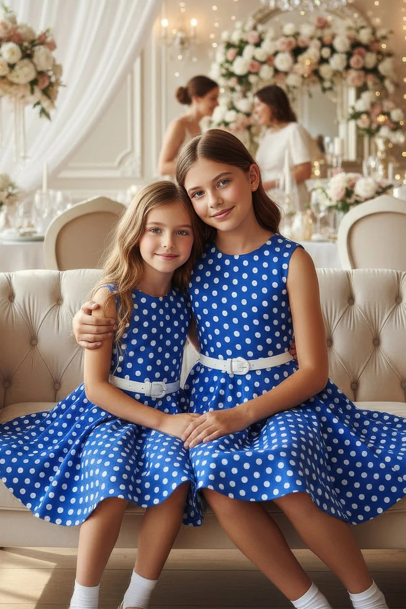 Kids Audrey Polka Dot Dress