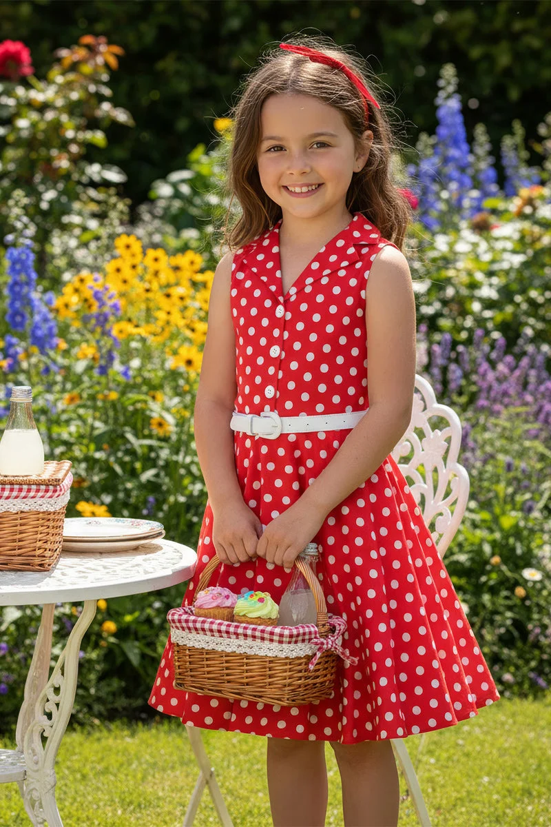 Kids Holly Polka Dot Dress