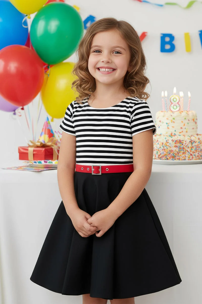 Kids Maria Striped Dress