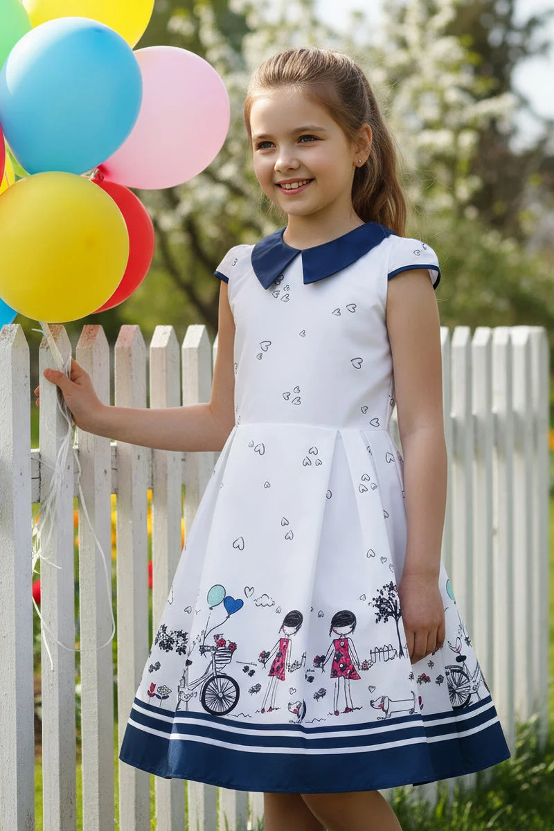 Kids Olivia Polka Dot Dress