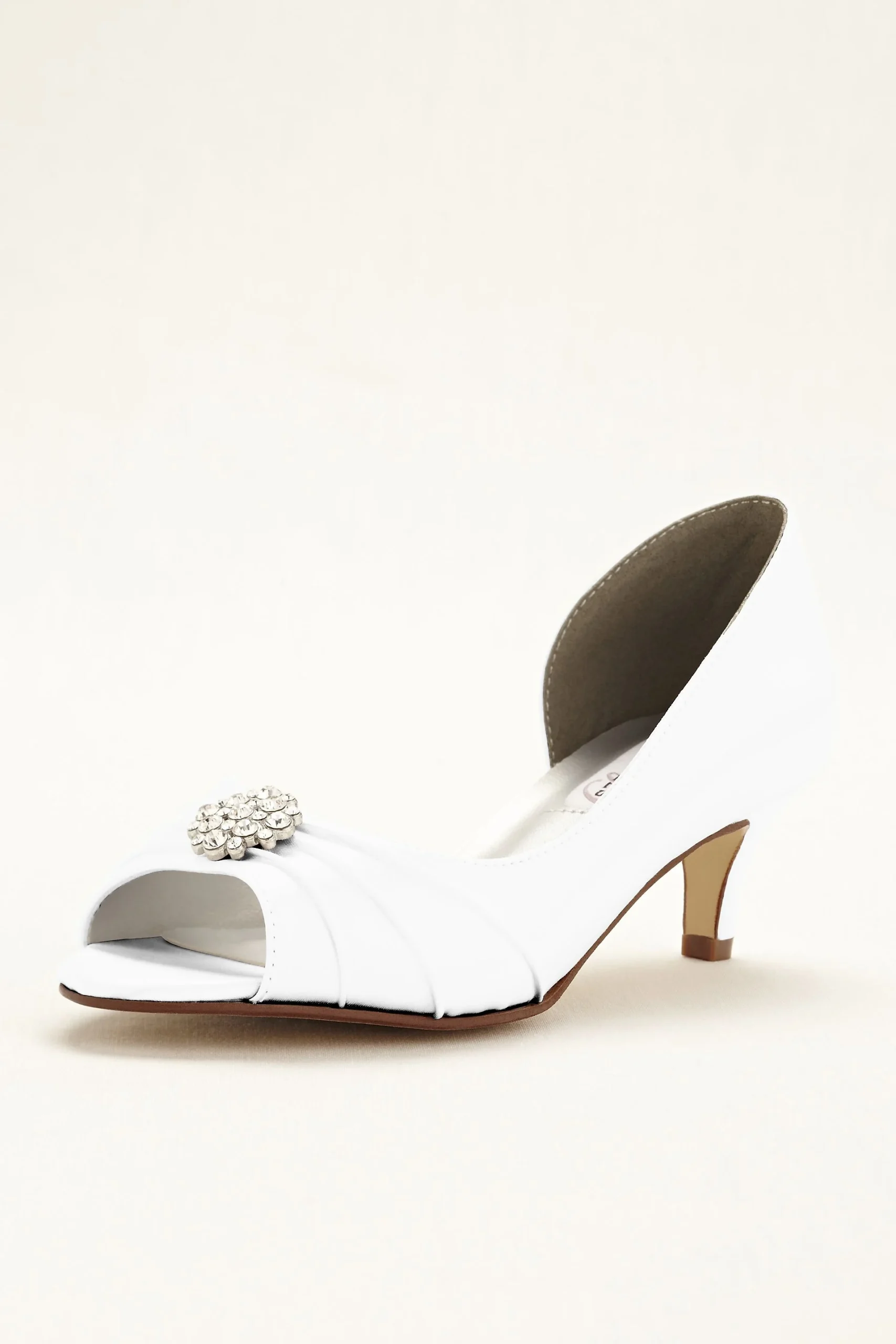Kim Dyeable D'orsay Peep Toe Pump