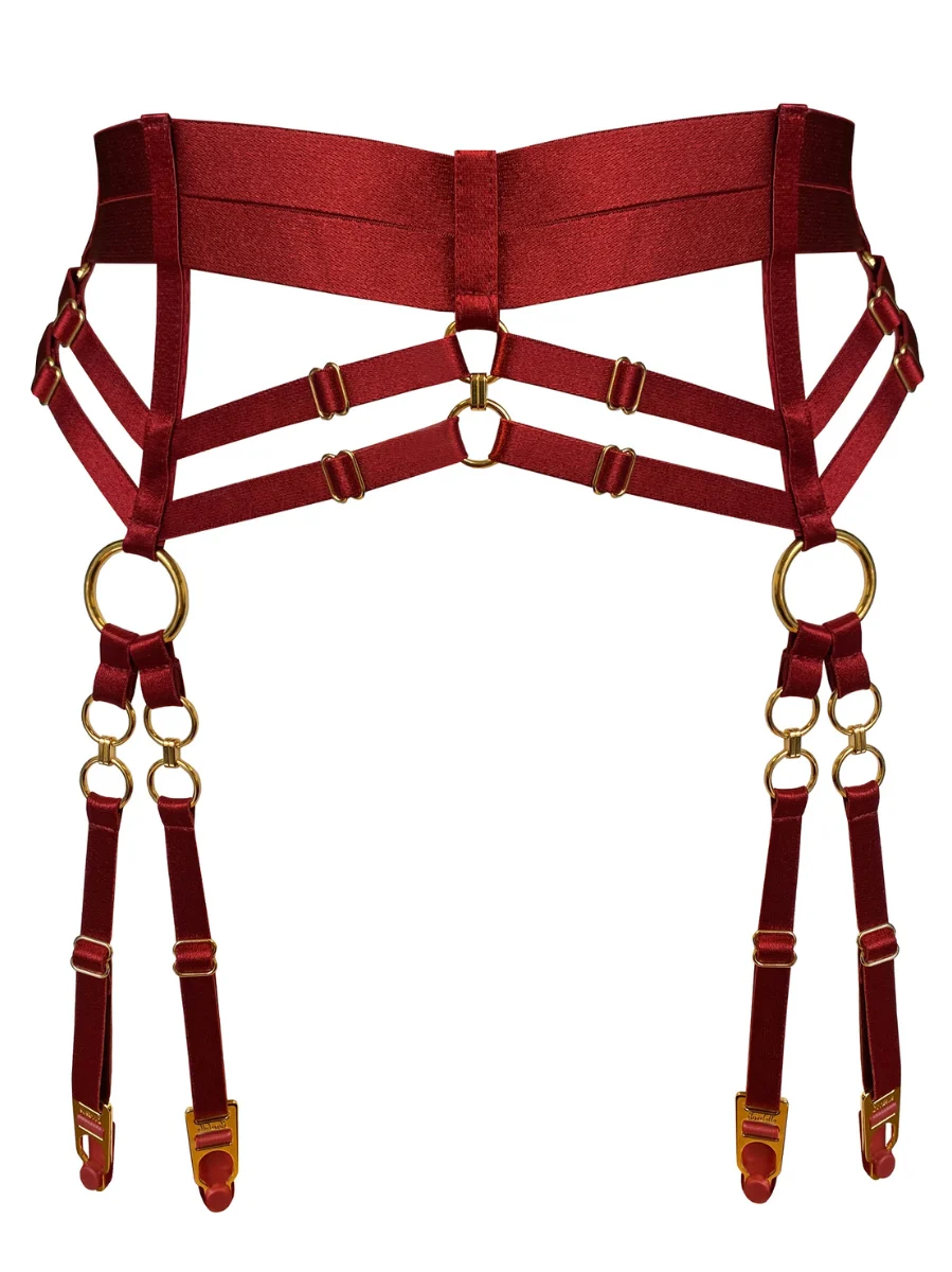 Kleio Red Suspender