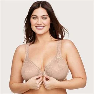 Lace Front-Close Underwire Bra