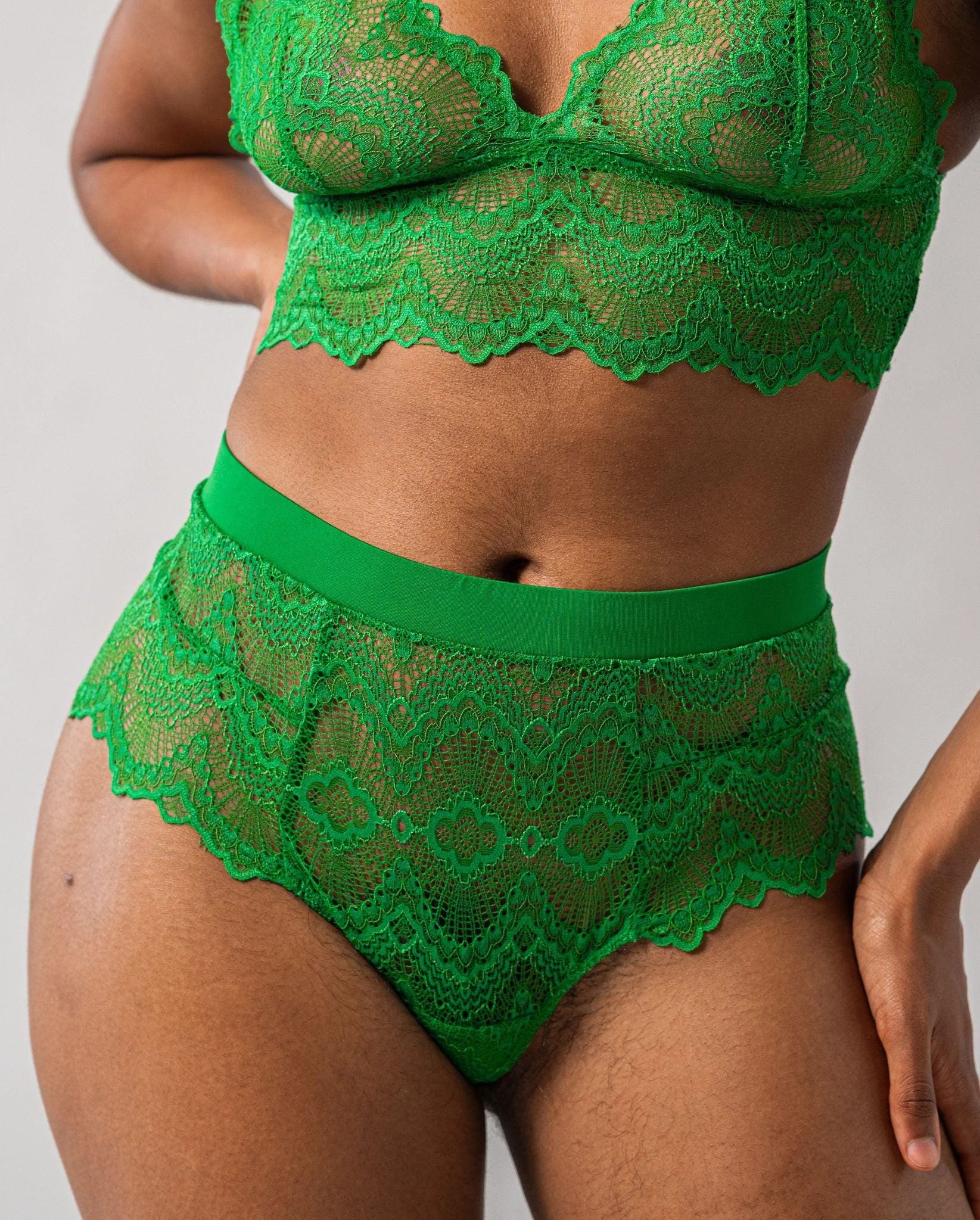 Lace Highwaist String