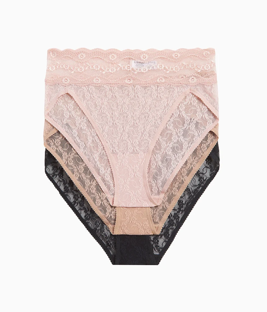 Lace Kiss Hi-Leg Panty Pack