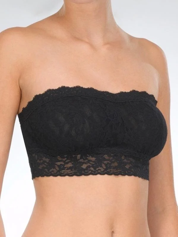 Lace Lined Bandeau Bralette