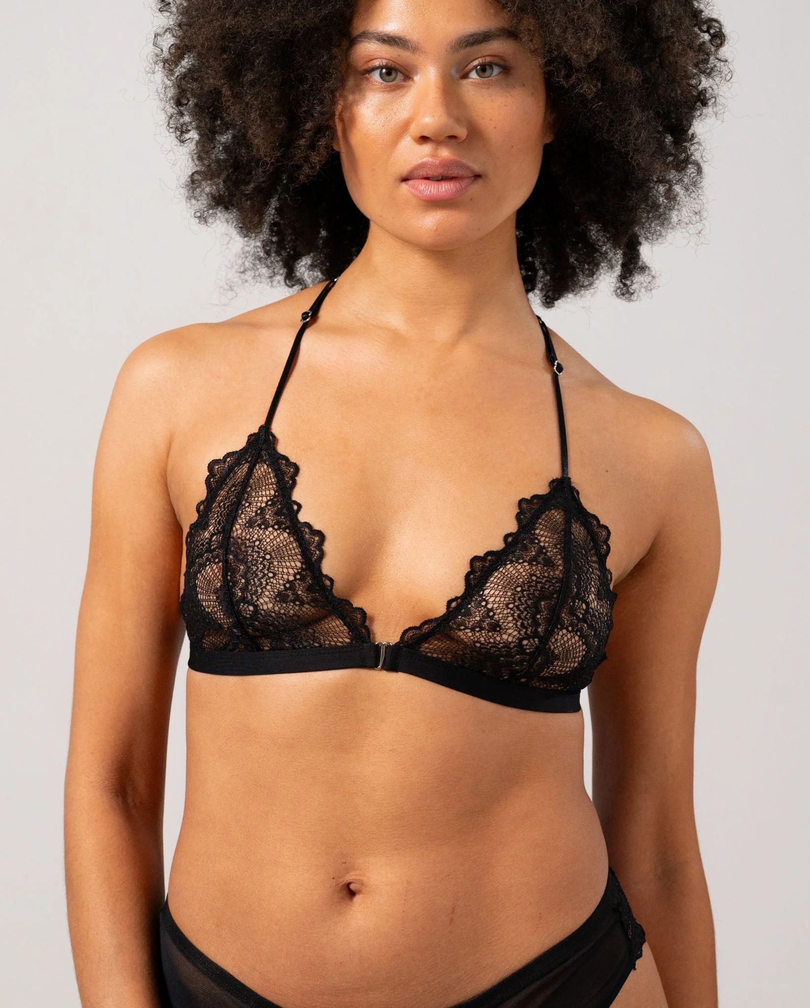 Lace Racerback Triangle Bralette
