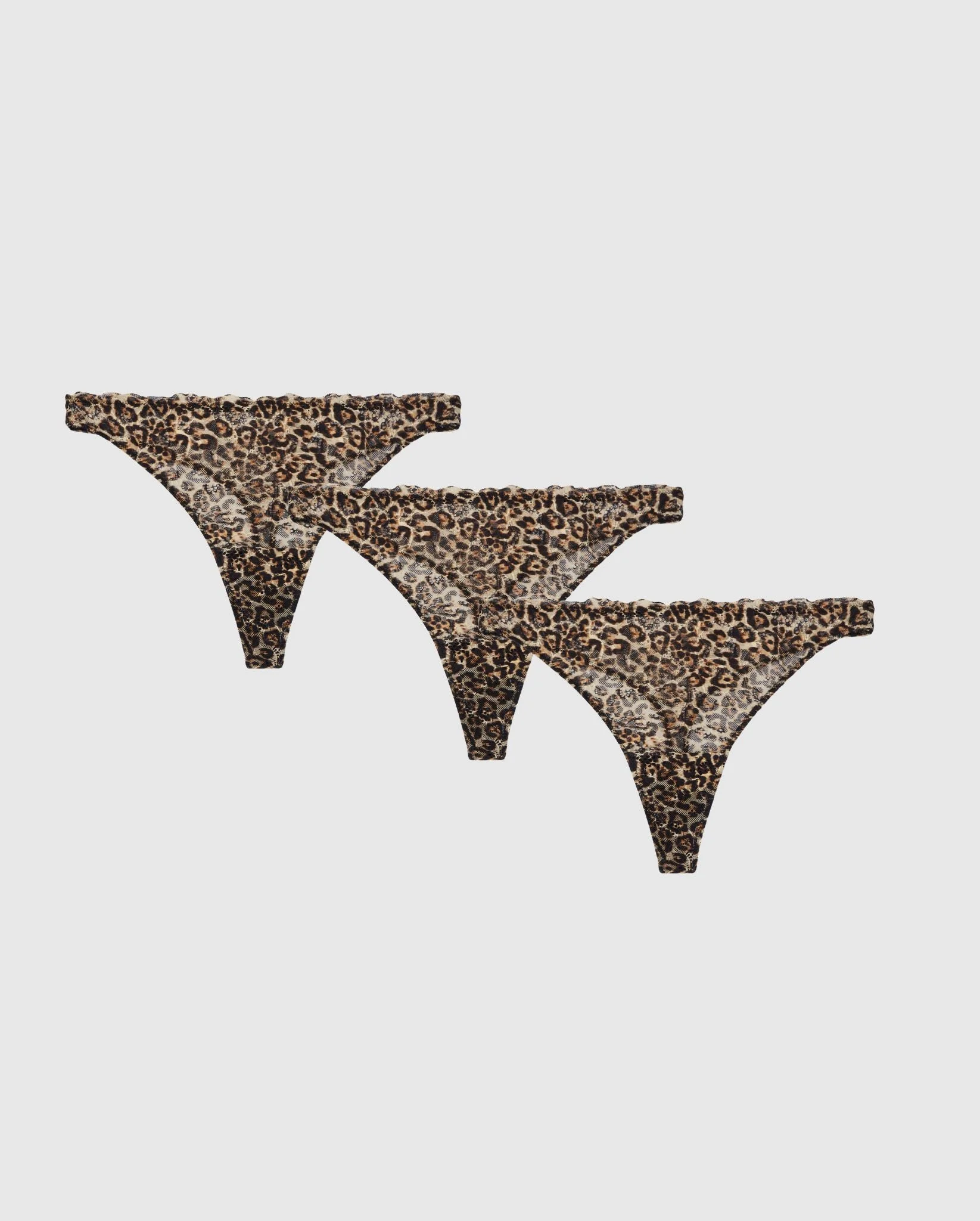 Lace Thong 3-Pack