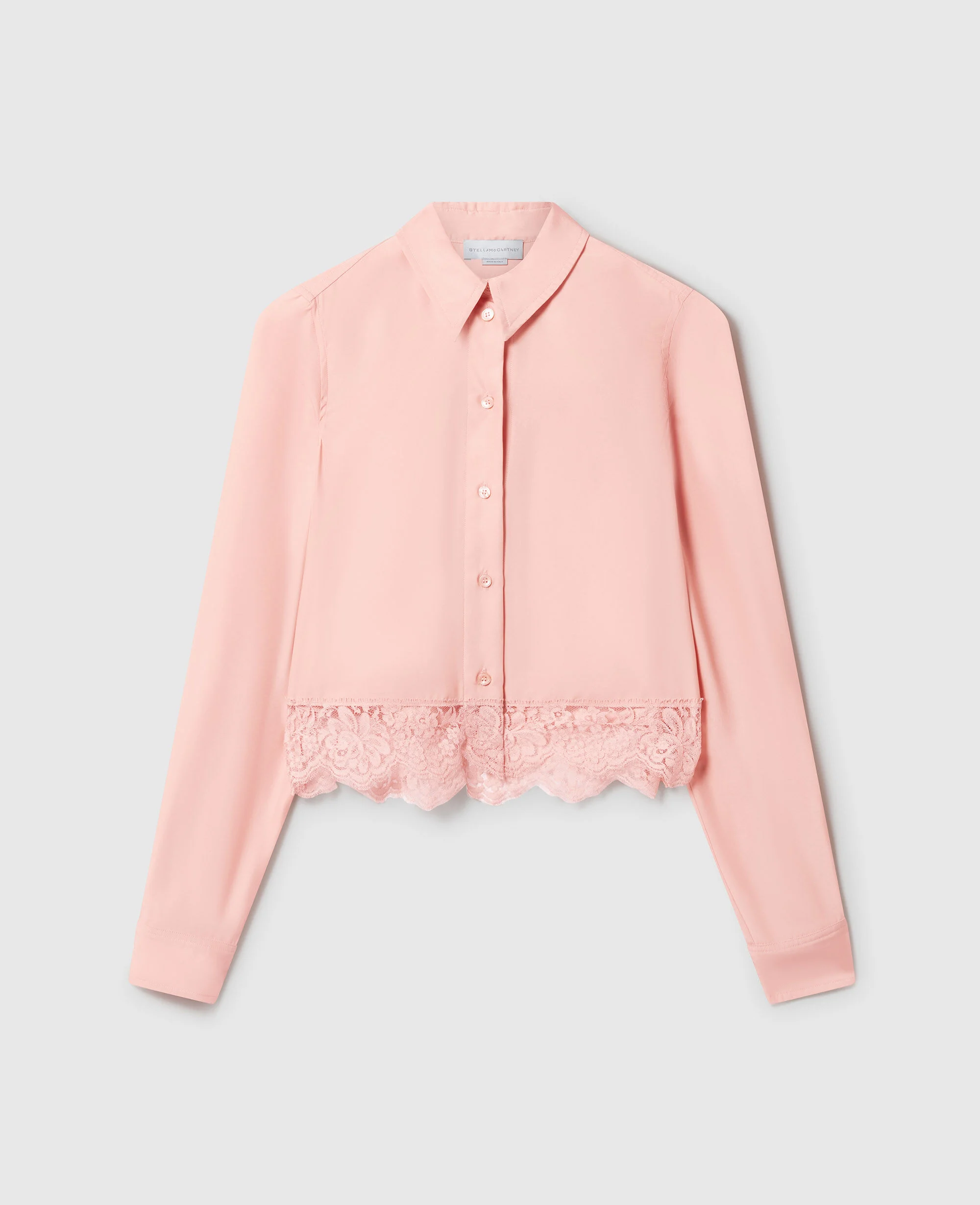 Lace-Trimmed Shirt