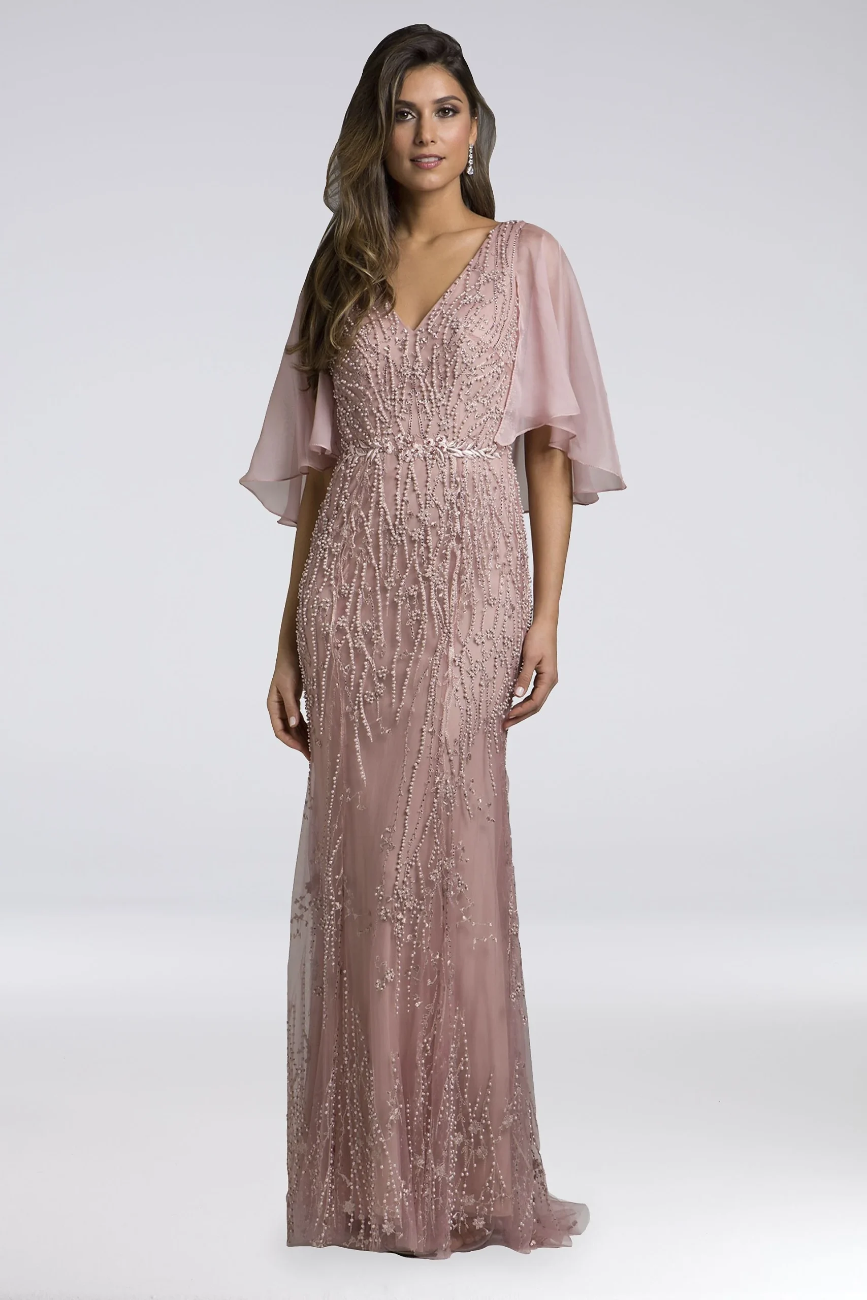 Lara Alessia Tulle and Chiffon Mermaid Gown