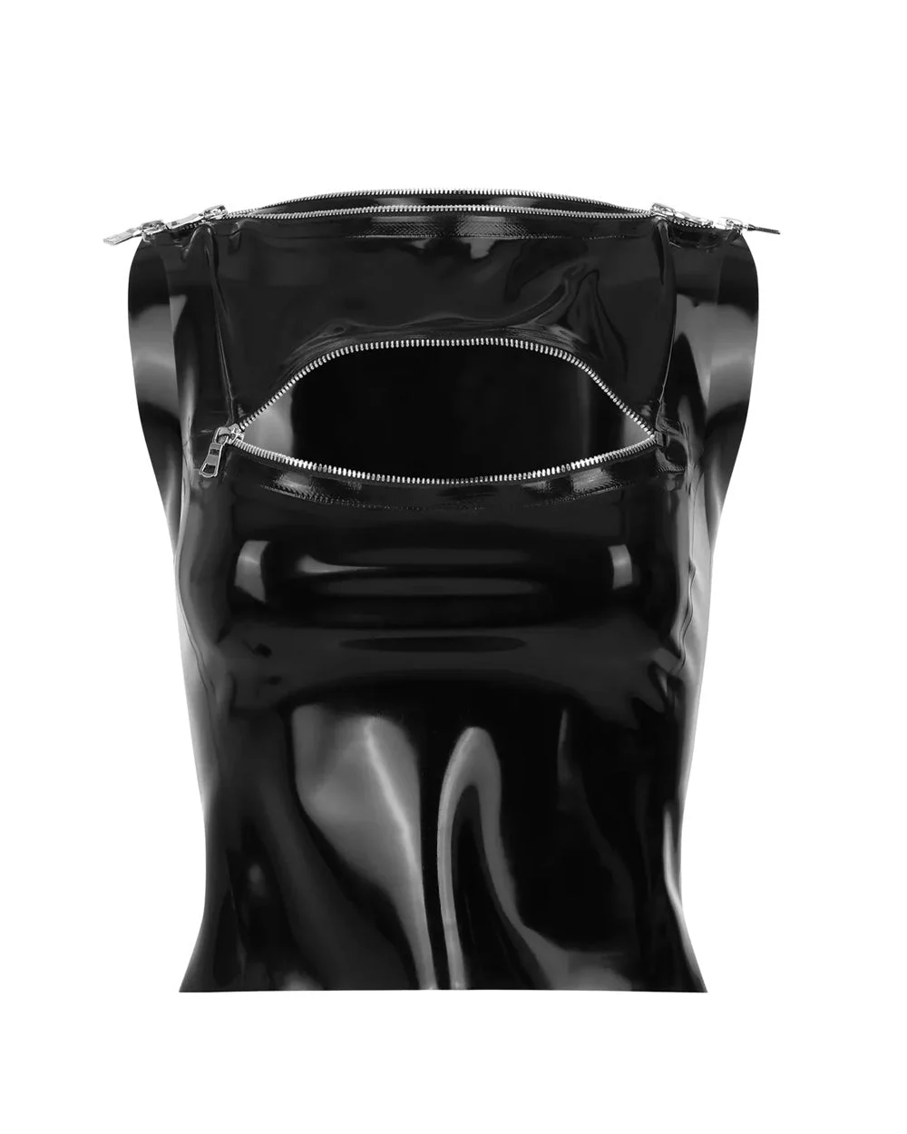 Latex Billie Zipper Tank