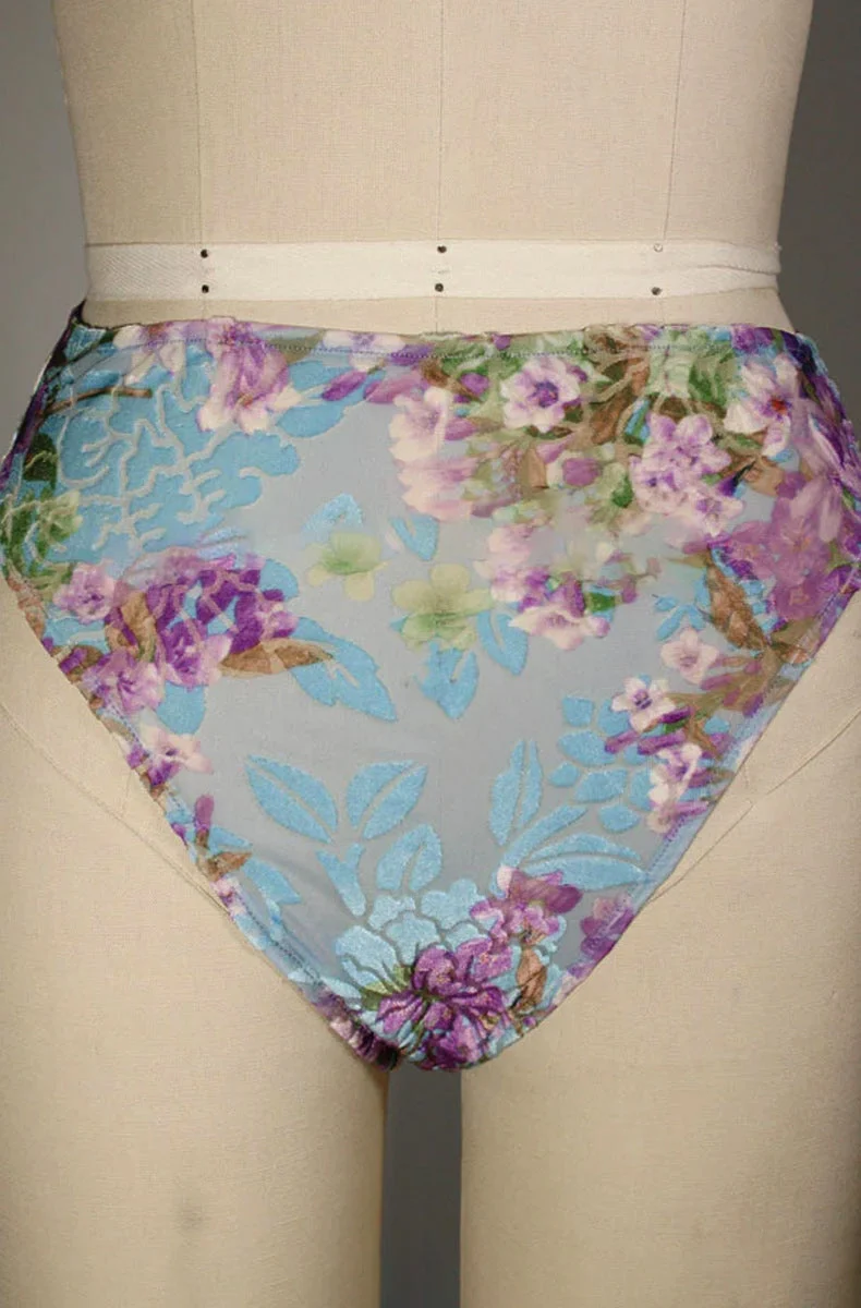 Lavender Bouquet High Cut Brief
