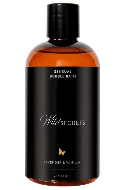 Lavender & Vanilla Scented Sensual Bubble Bath | 237ml (8oz) By Wild Secrets