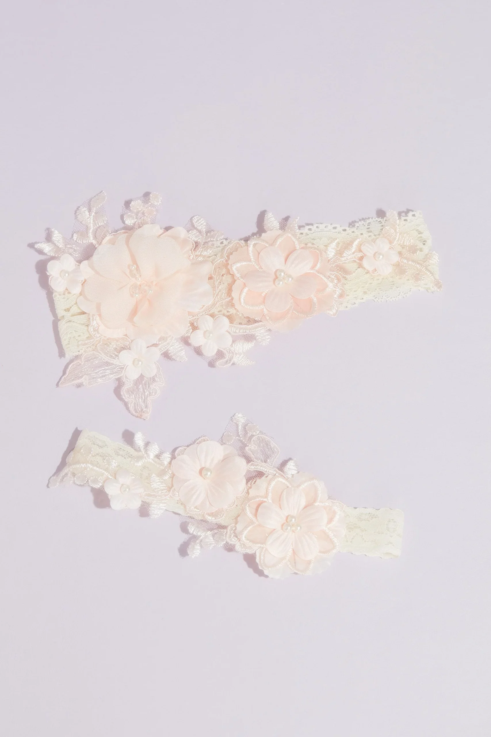 Layered Petal Garter Set