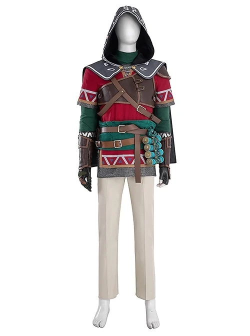 The Legend Of Zelda Tears Of The Kingdom Link Hylian Set Outfit Halloween Cosplay Costume Set Without Boots