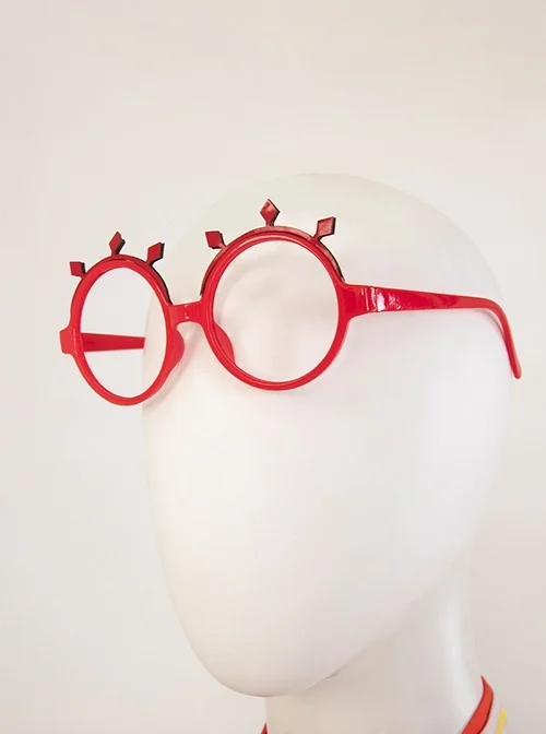 The Legend Of Zelda Tears Of The Kingdom Purah Halloween Cosplay Accessories Red Glasses