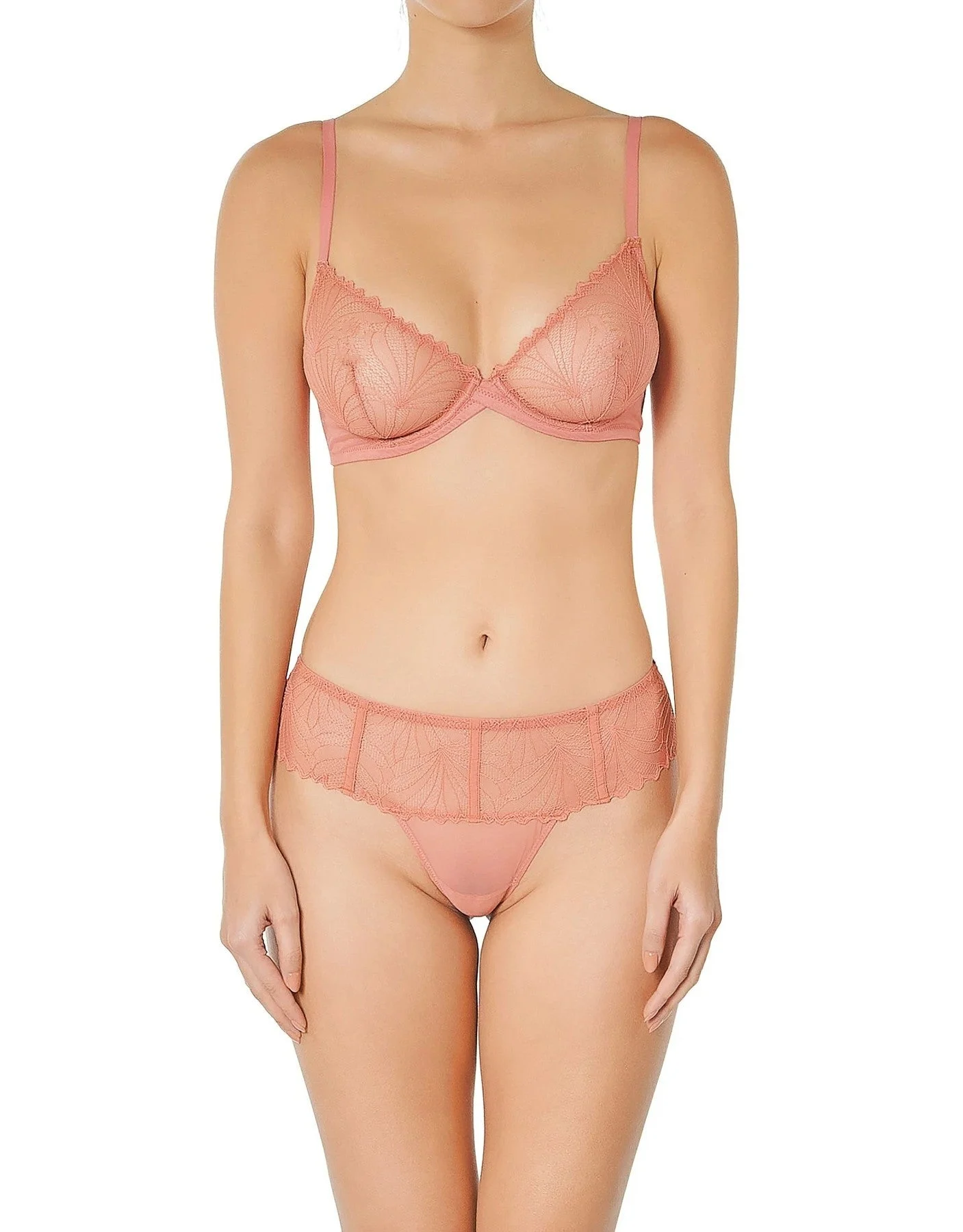 Lenna Underwire Lace Bra in Sienna