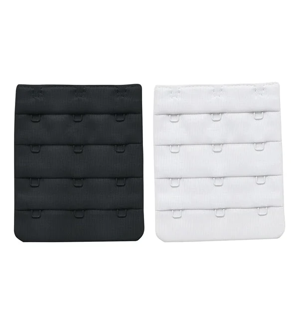 Leonisa 2-pack 3 Hook Extender (4049X2) - Black/White