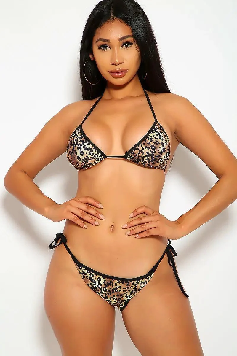 Leopard 2 Pc. Swimsuit