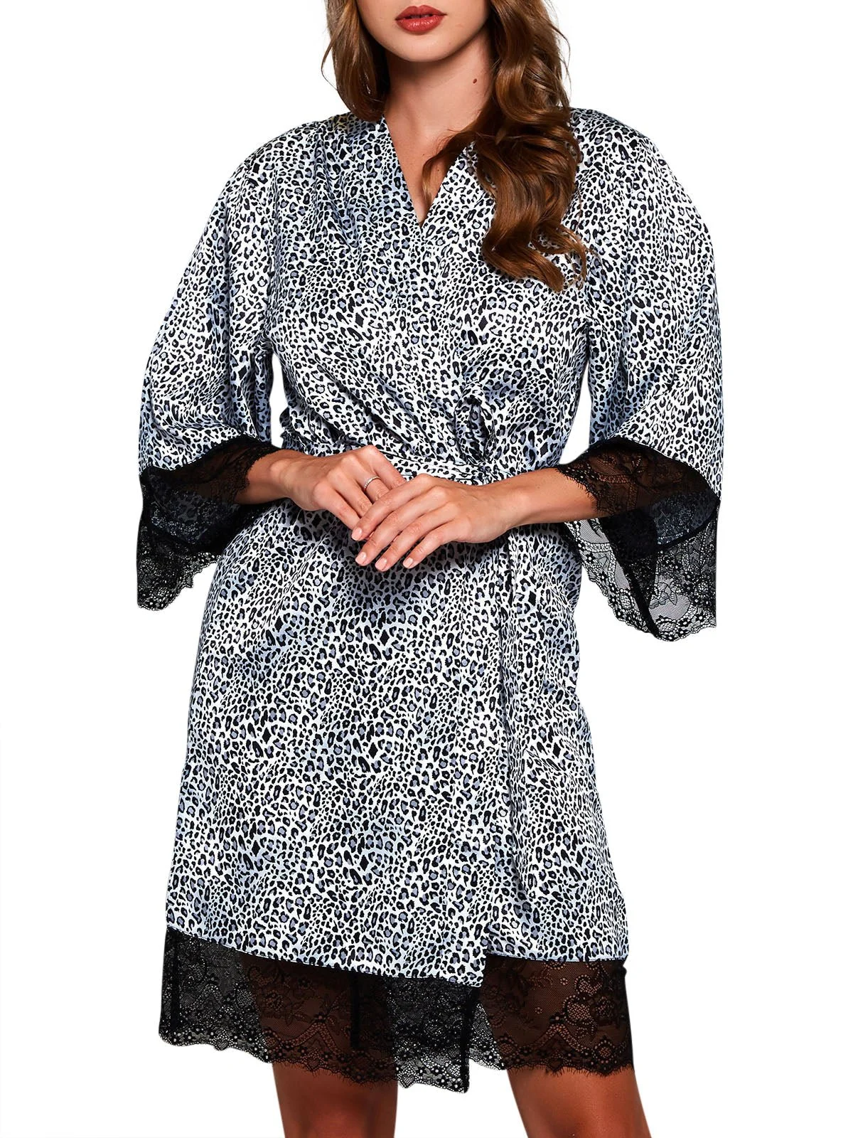 Leopard Print Kimono Robe – Carmen
