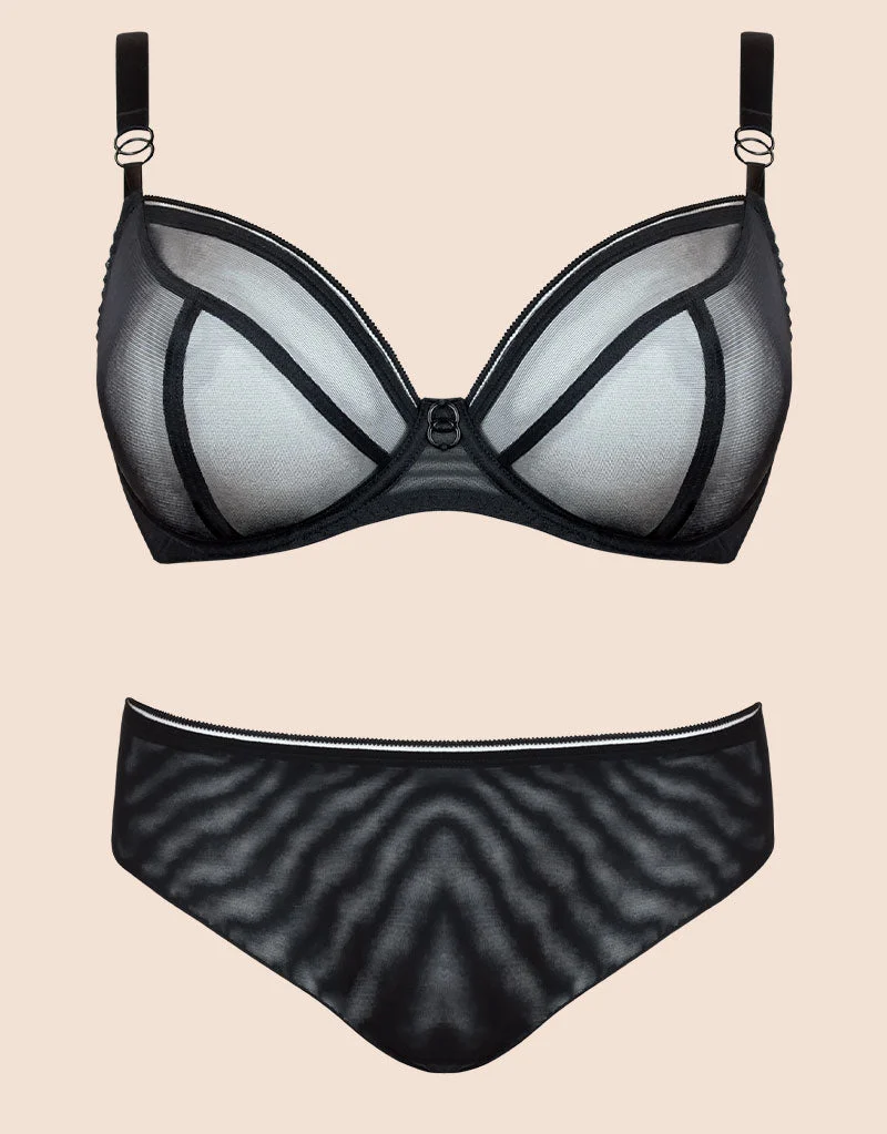 Lifestyle Plunge Bra Black