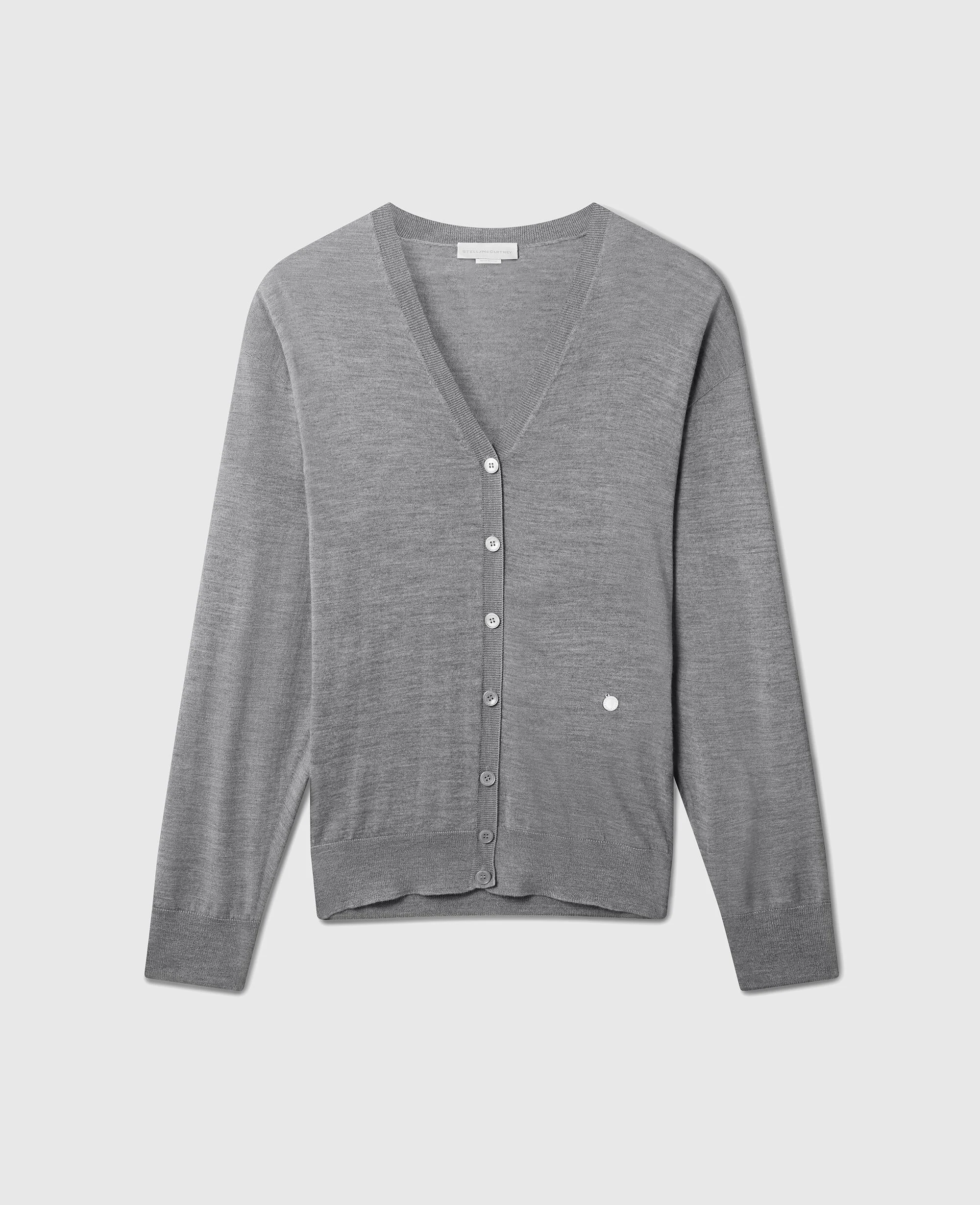 Lightweight Wool Knit Cardigan