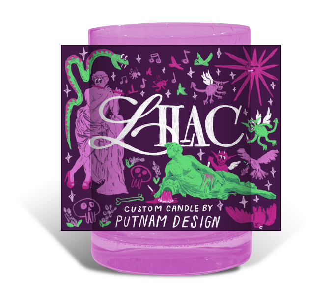 Lilac Scented Candle