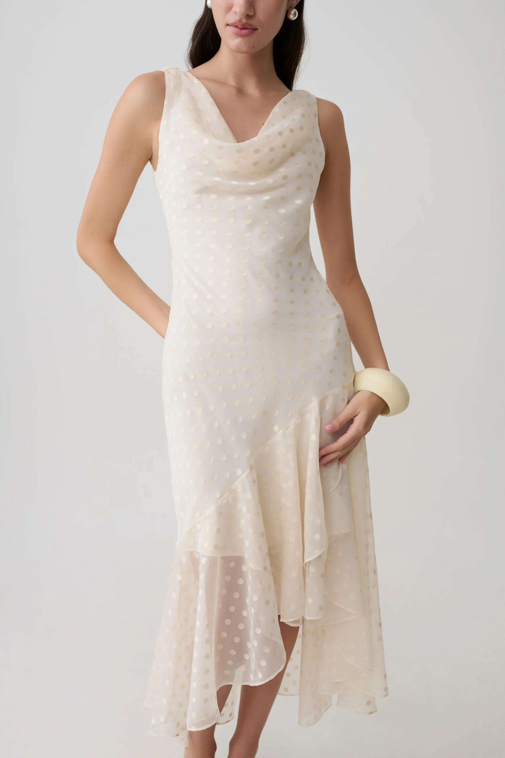 LilahDevore Midi Dress - Ivory