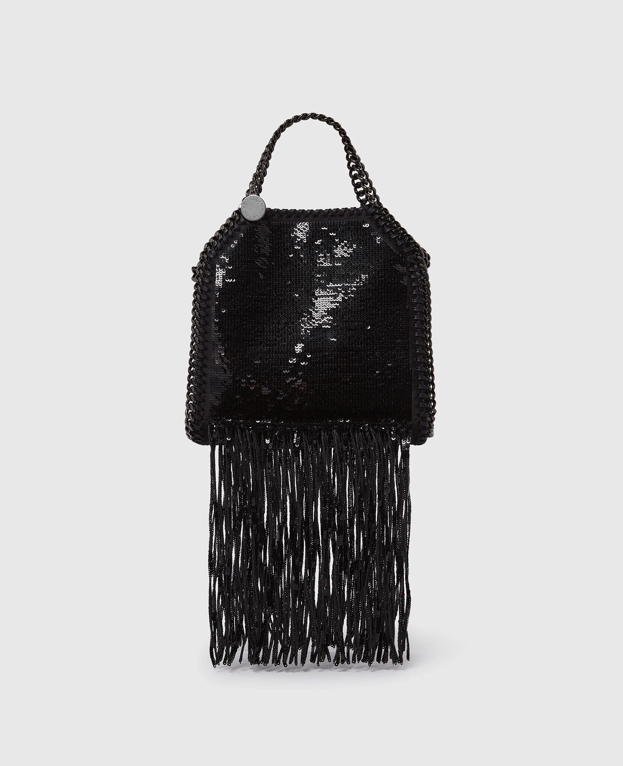 Limited-Edition Falabella Sequin Fringe Tiny Tote Bag
