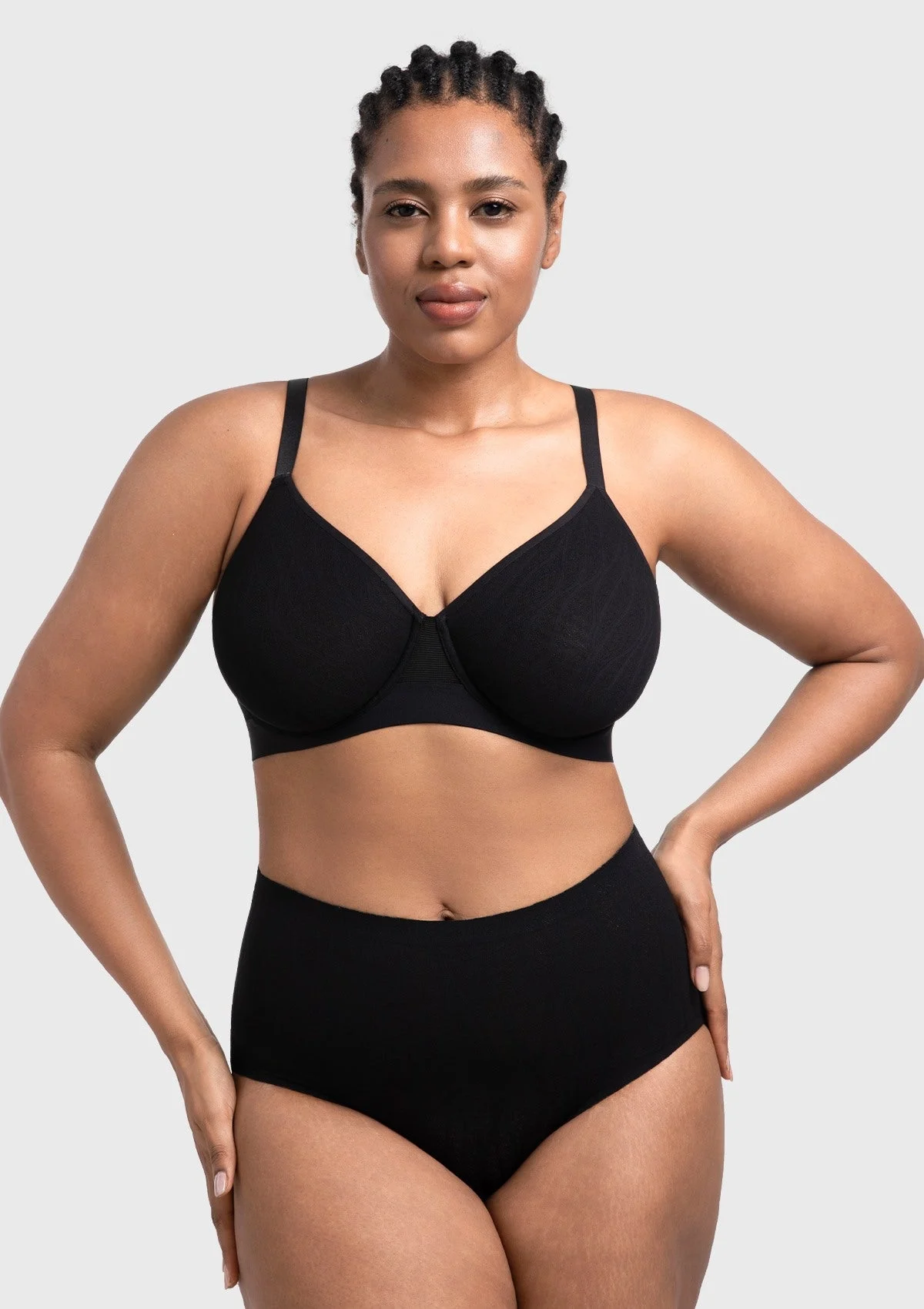 Lira Seamless Full Coverage Support Lace Unlined Minimizer Bra
