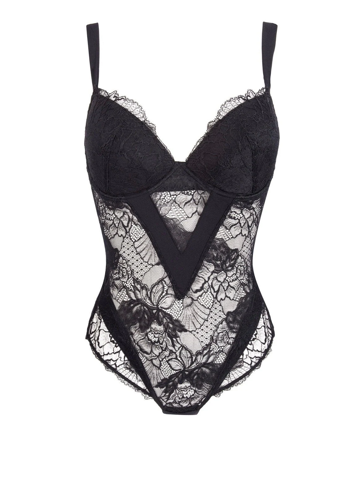 Lise Charmel Underwire Removable Padded Lace BodySuit