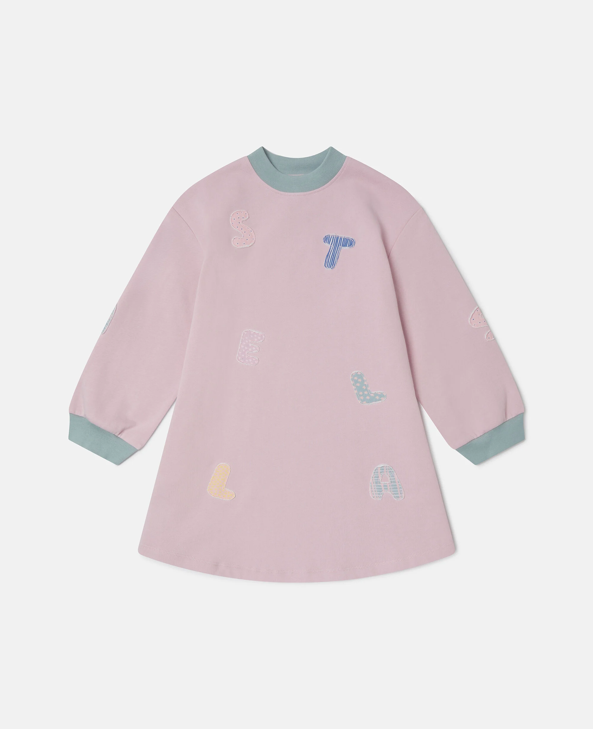 Logo Embroidery Sweatshirt Dress