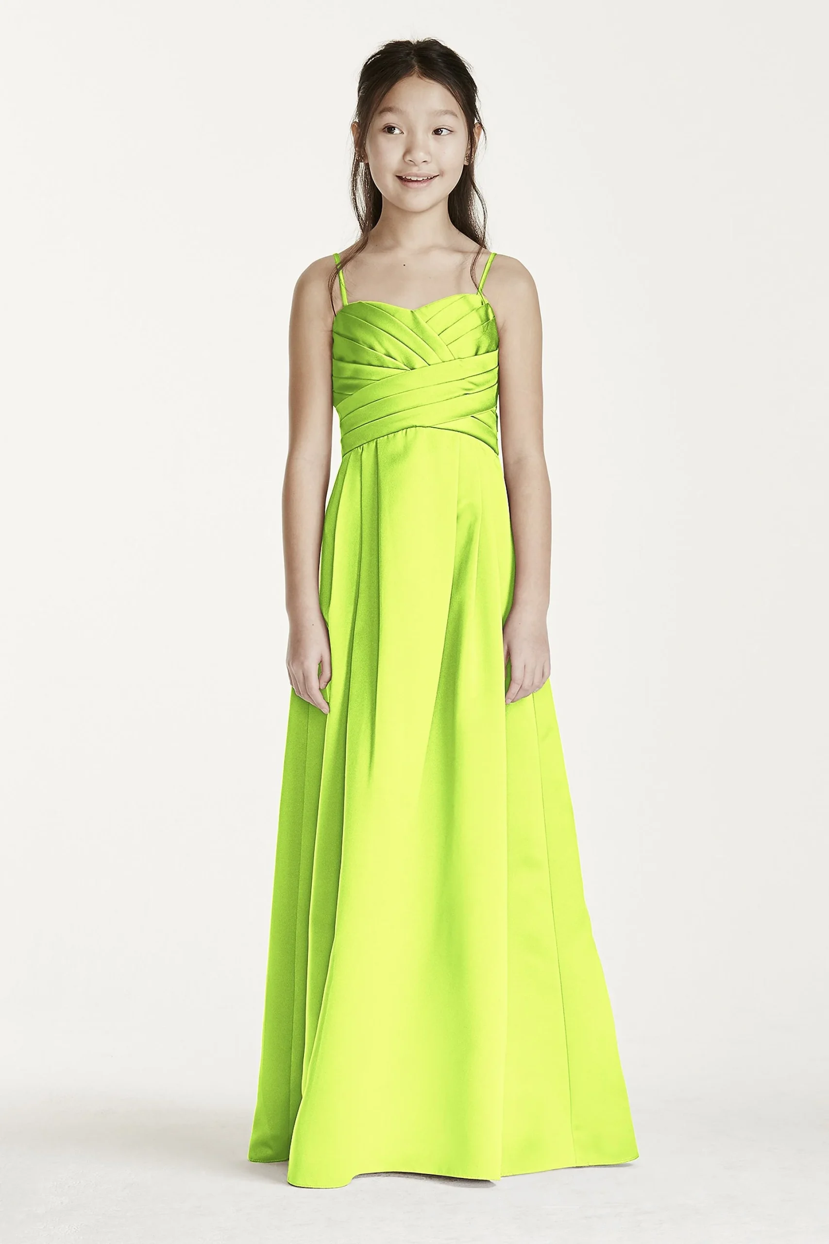 Long Ball Gown with Spaghetti Straps