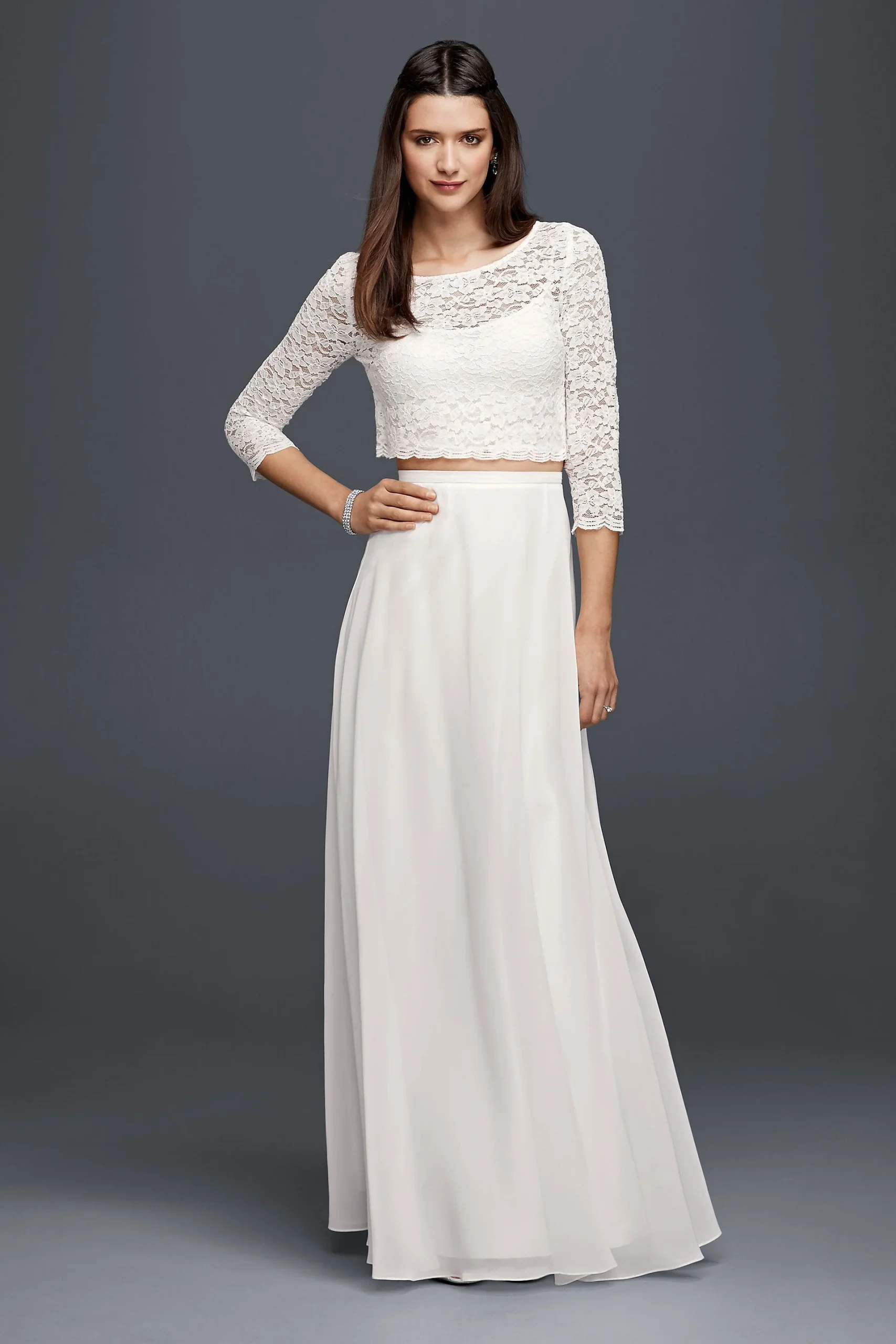 Long Chiffon Skirt