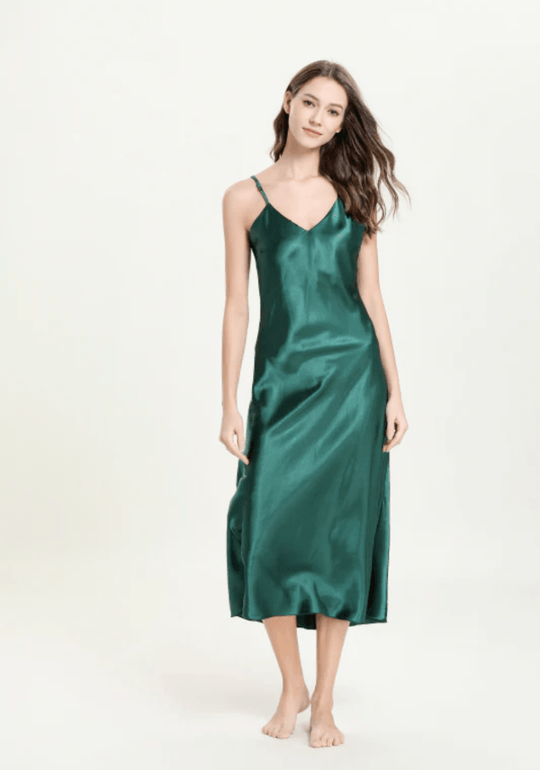 Long Satin Nightgown