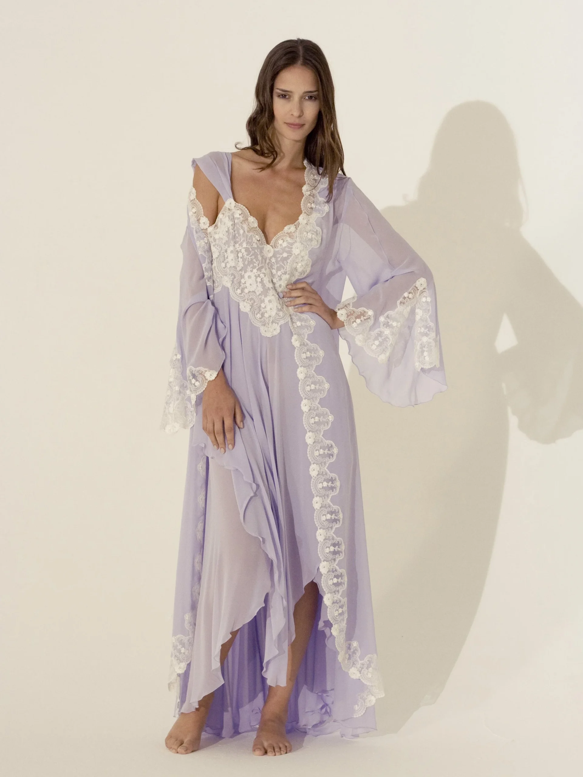 Long Silk Robe