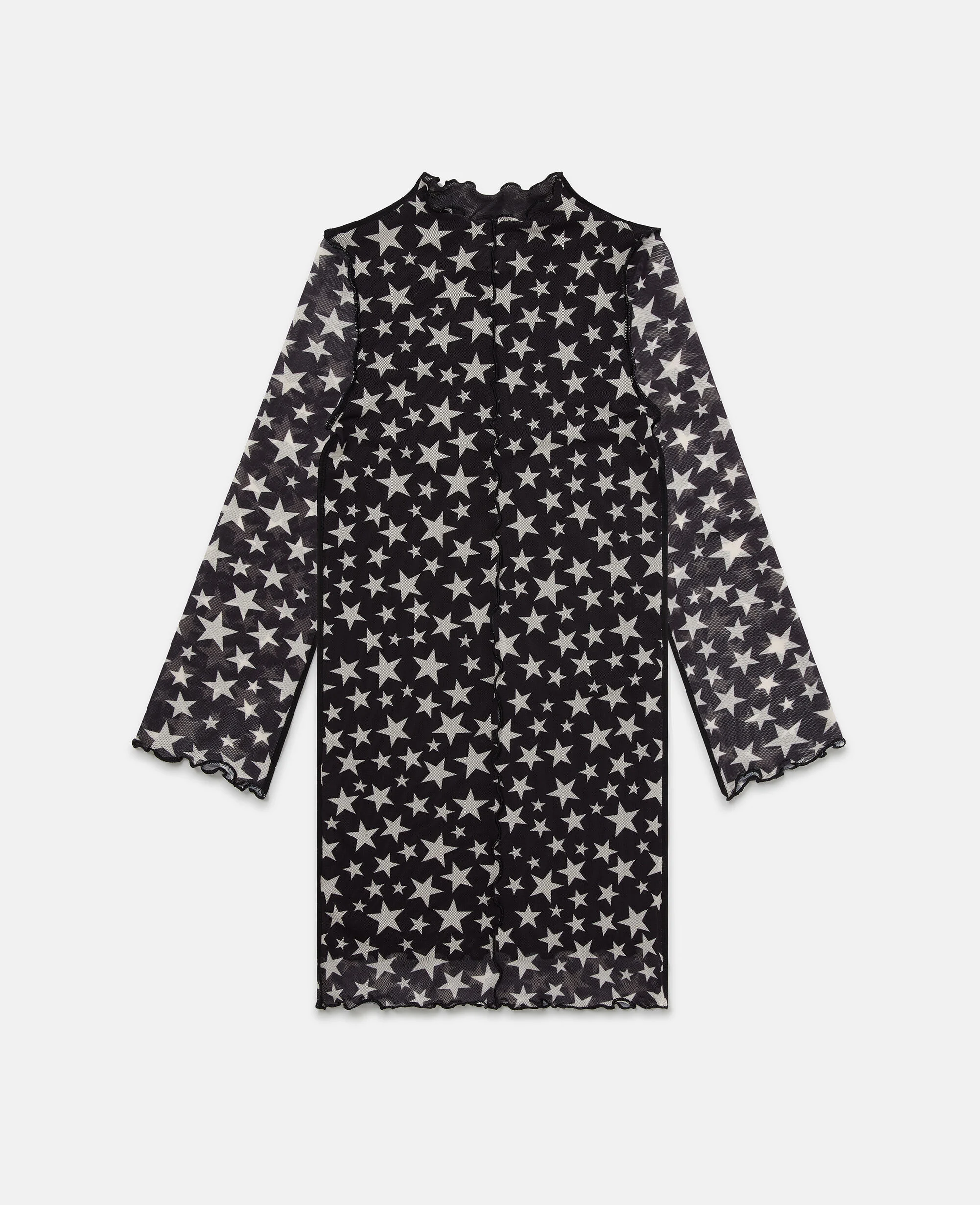 Long Sleeve Star Print Dress